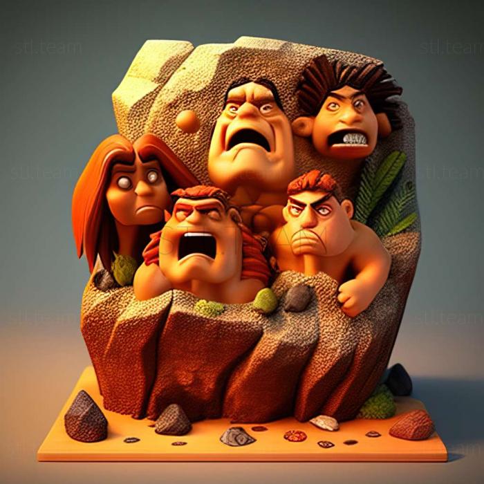3D model The Croods Prehistoric Party game (STL)